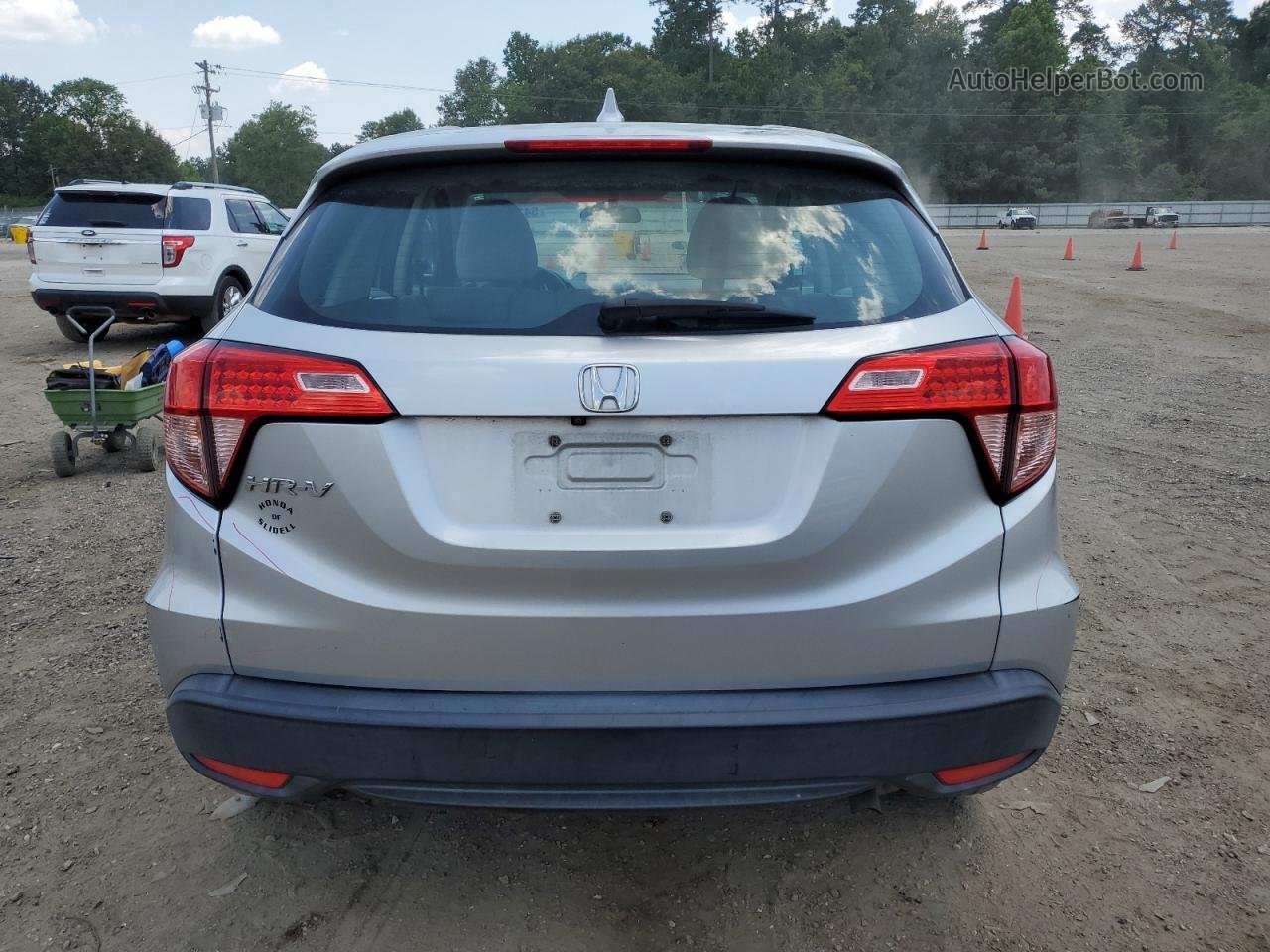 2016 Honda Hr-v Lx Silver vin: 3CZRU5H31GM740875