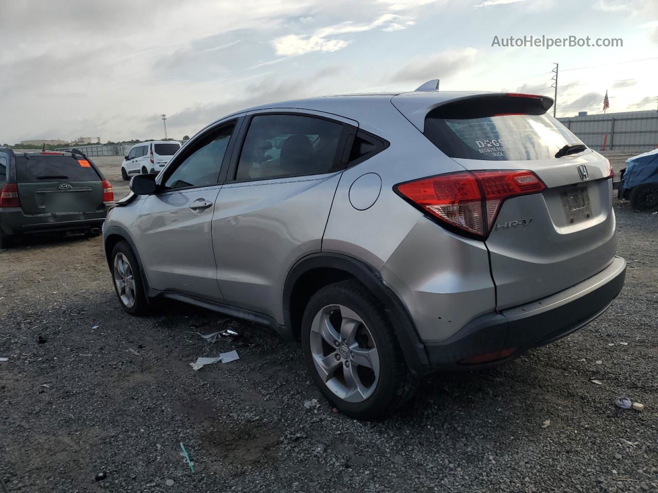 2016 Honda Hr-v Lx Gray vin: 3CZRU5H31GM753402