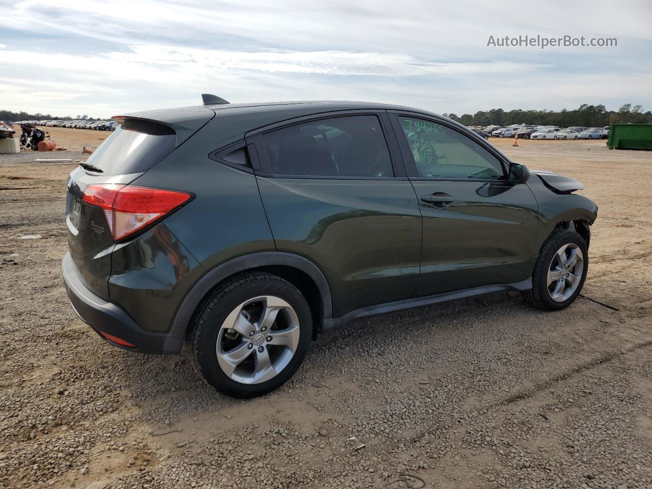 2017 Honda Hr-v Lx Green vin: 3CZRU5H31HG700232