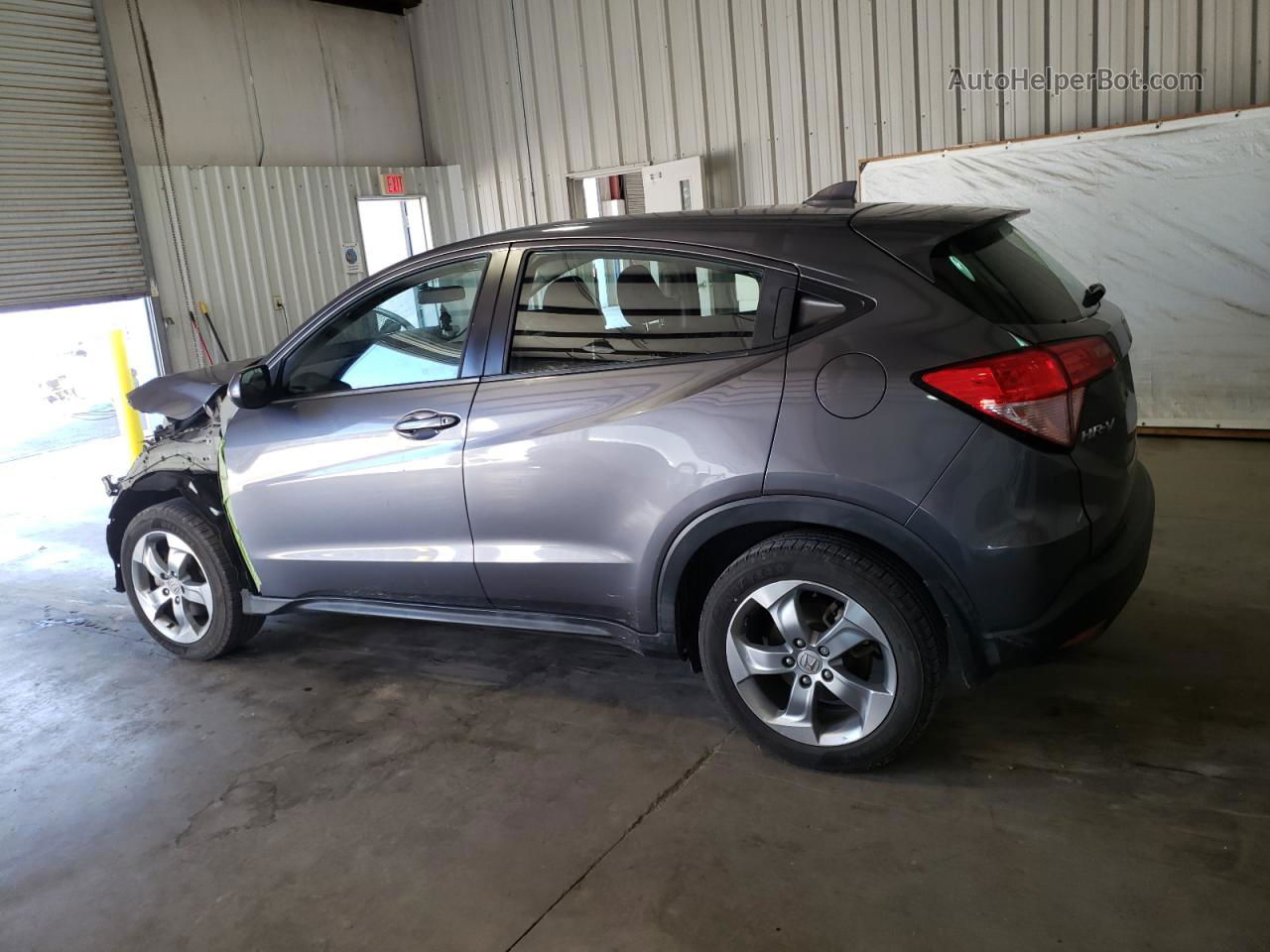 2017 Honda Hr-v Lx Gray vin: 3CZRU5H31HG700456