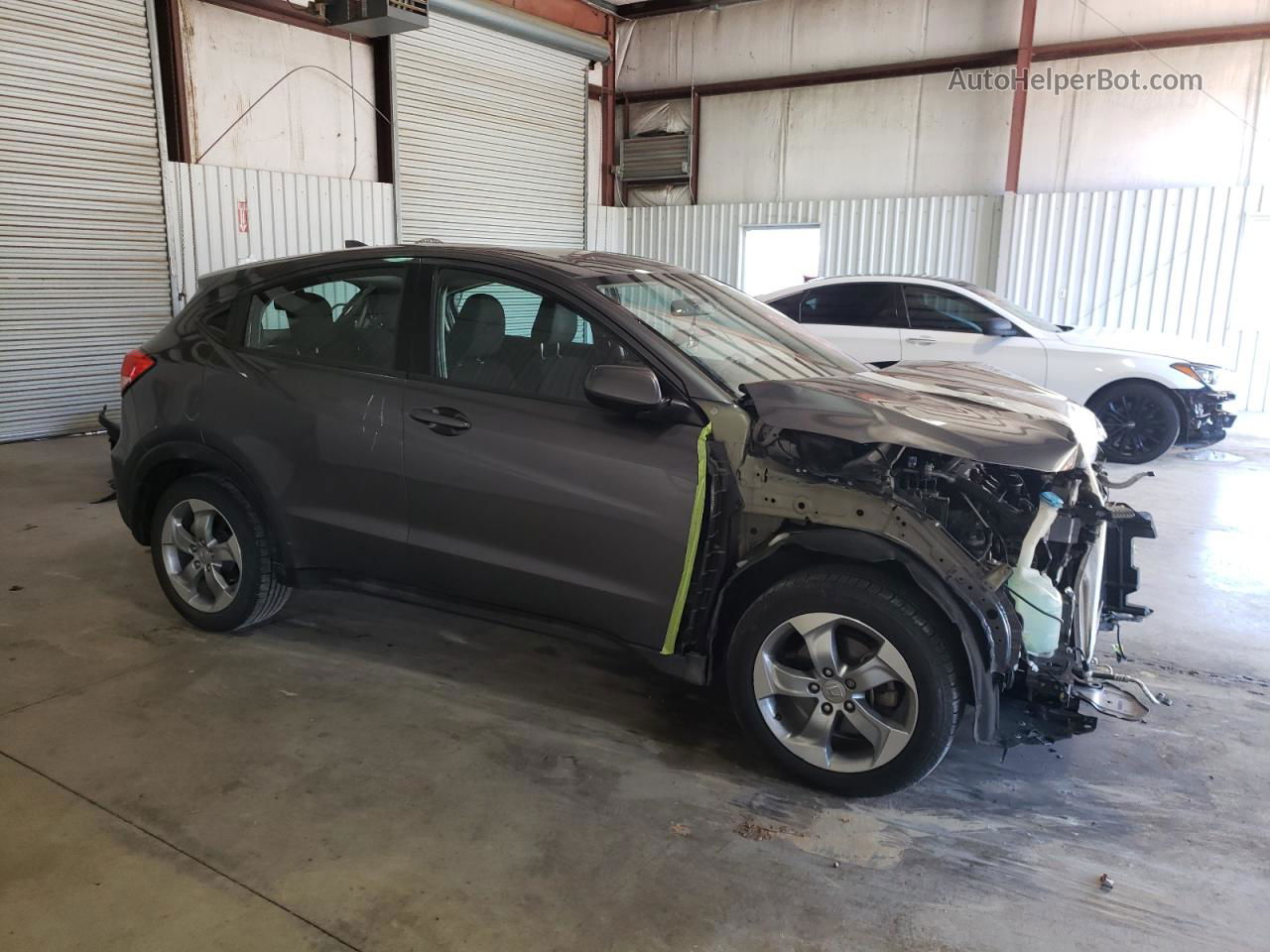 2017 Honda Hr-v Lx Gray vin: 3CZRU5H31HG700456