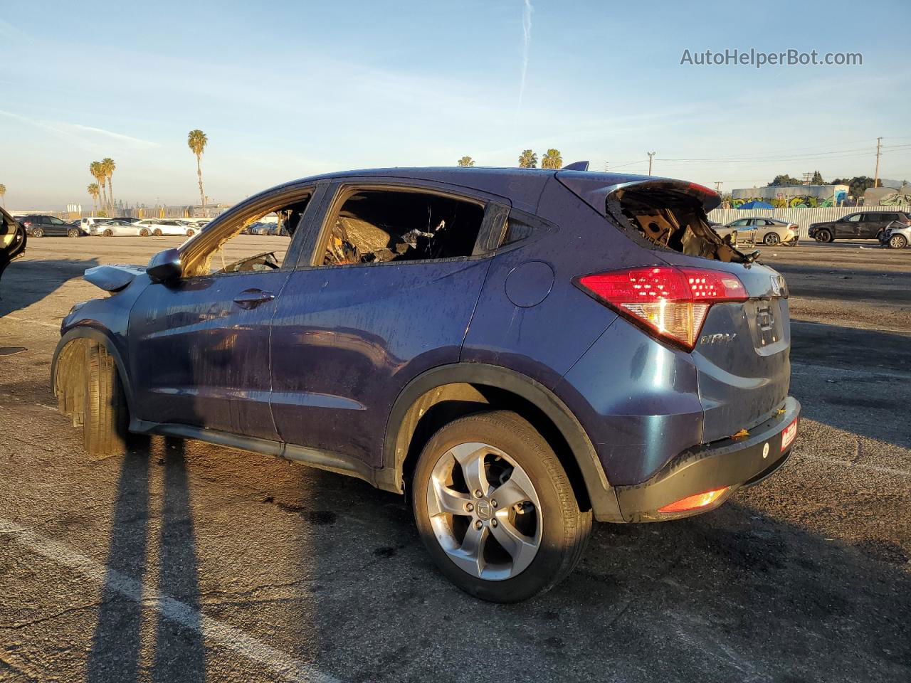 2017 Honda Hr-v Lx Синий vin: 3CZRU5H31HG704541