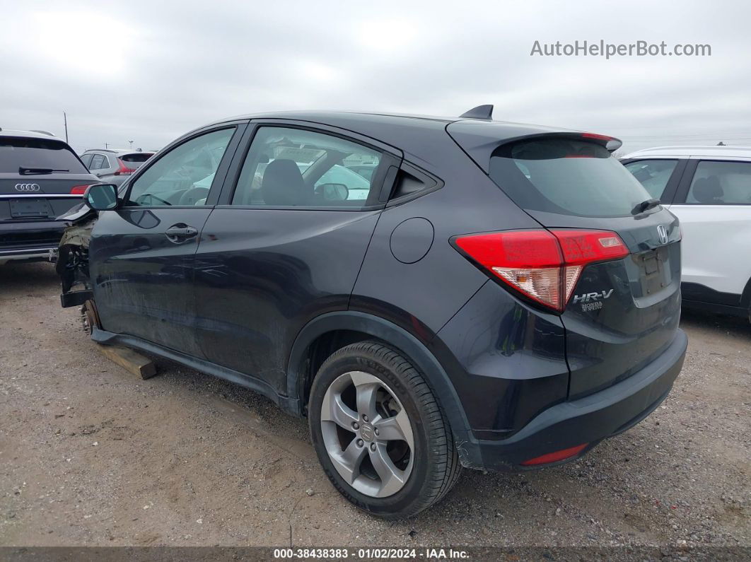 2017 Honda Hr-v Lx Black vin: 3CZRU5H31HG709190