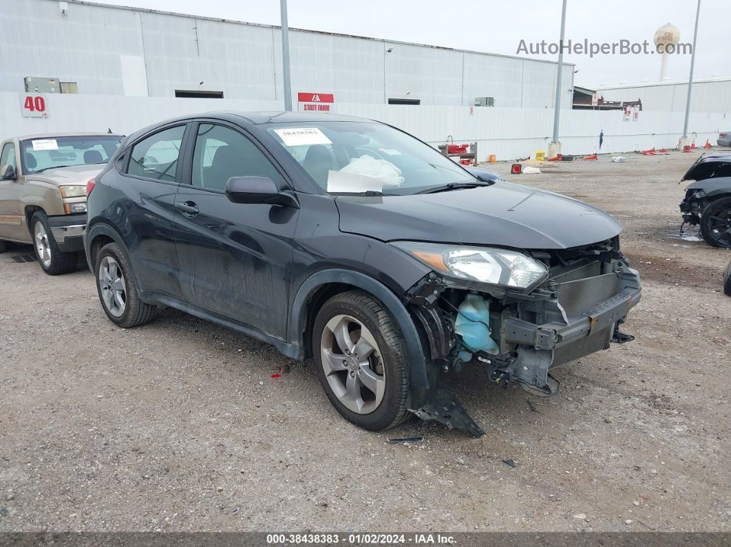 2017 Honda Hr-v Lx Black vin: 3CZRU5H31HG709190