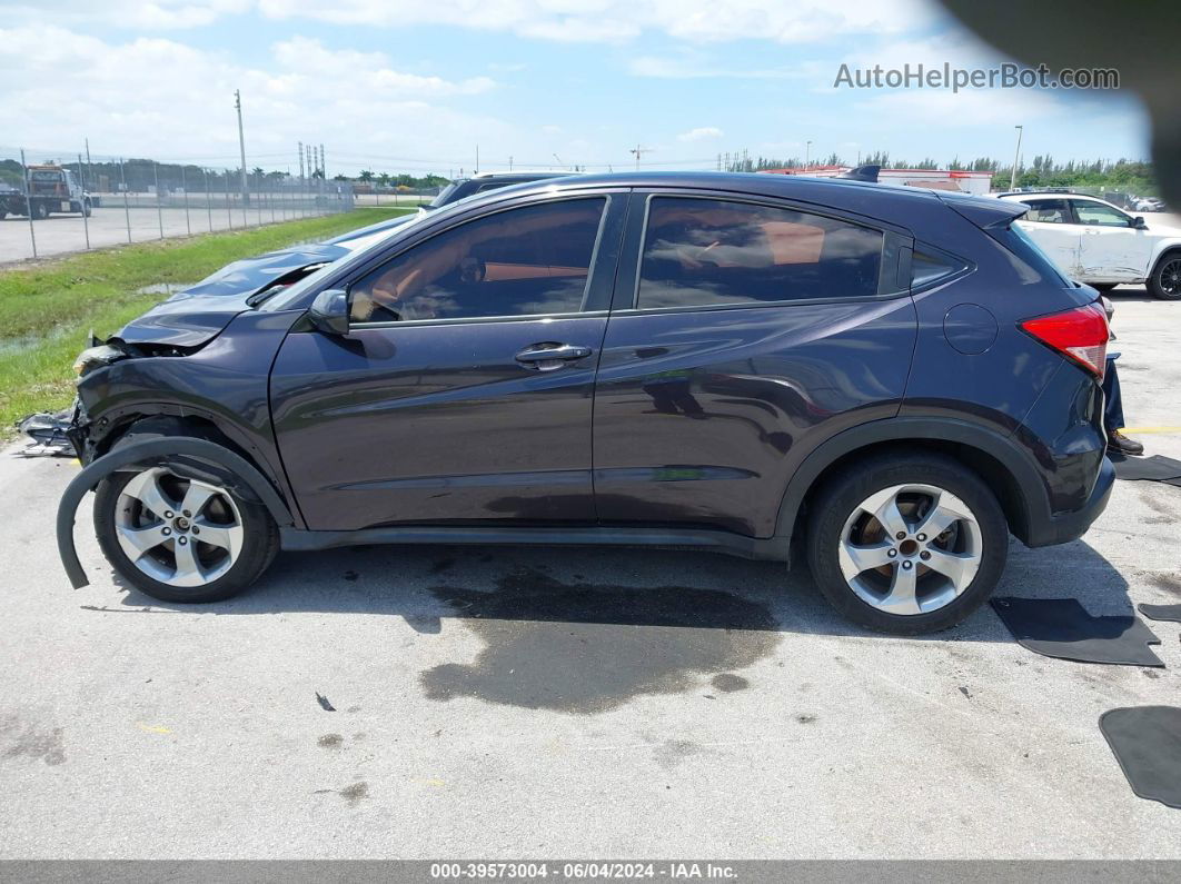 2017 Honda Hr-v Lx Black vin: 3CZRU5H31HM716965