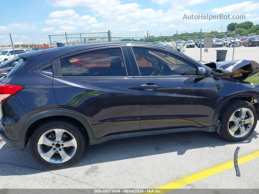 2017 Honda Hr-v Lx Black vin: 3CZRU5H31HM716965