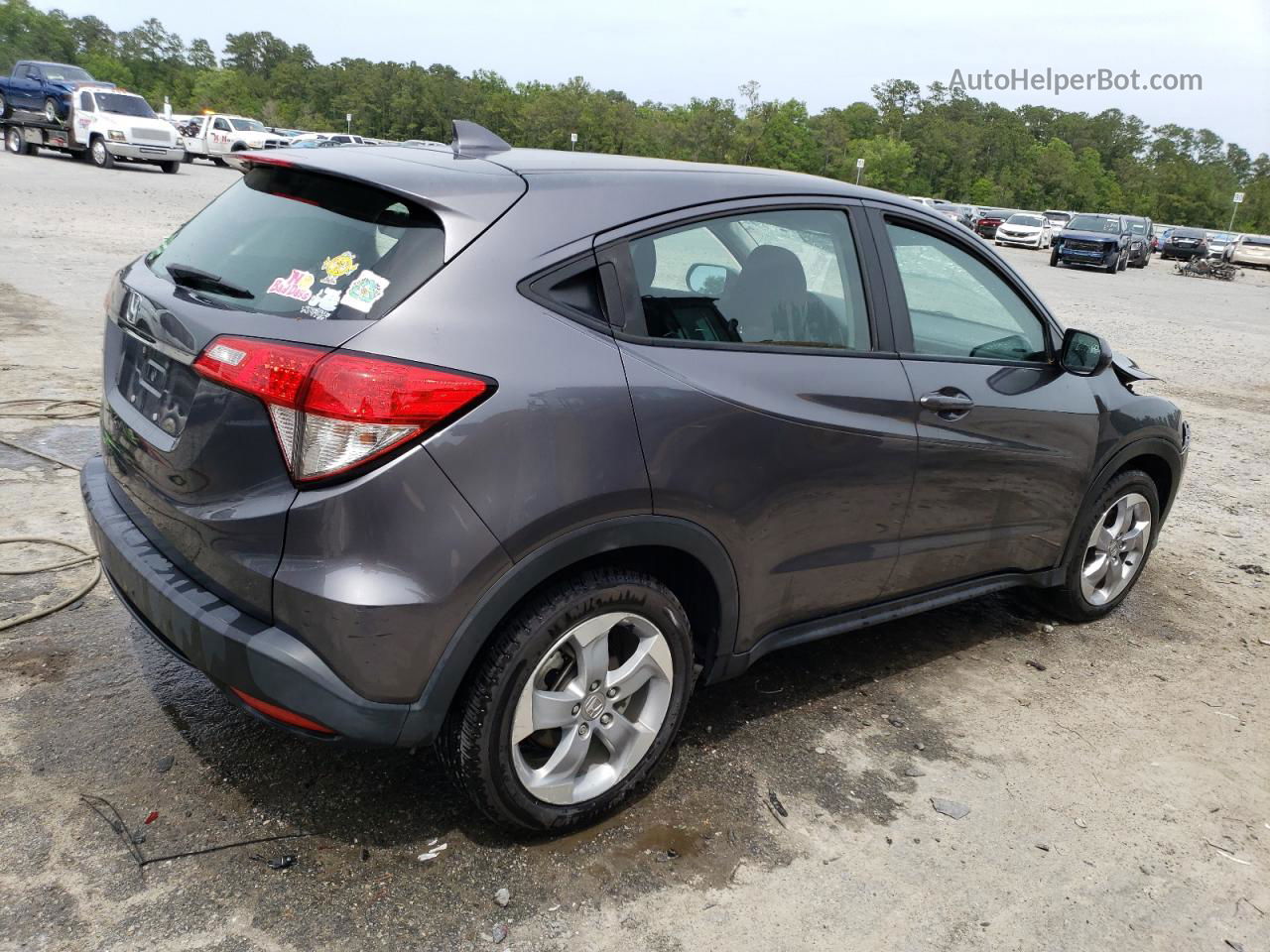 2019 Honda Hr-v Lx Серый vin: 3CZRU5H31KG706264