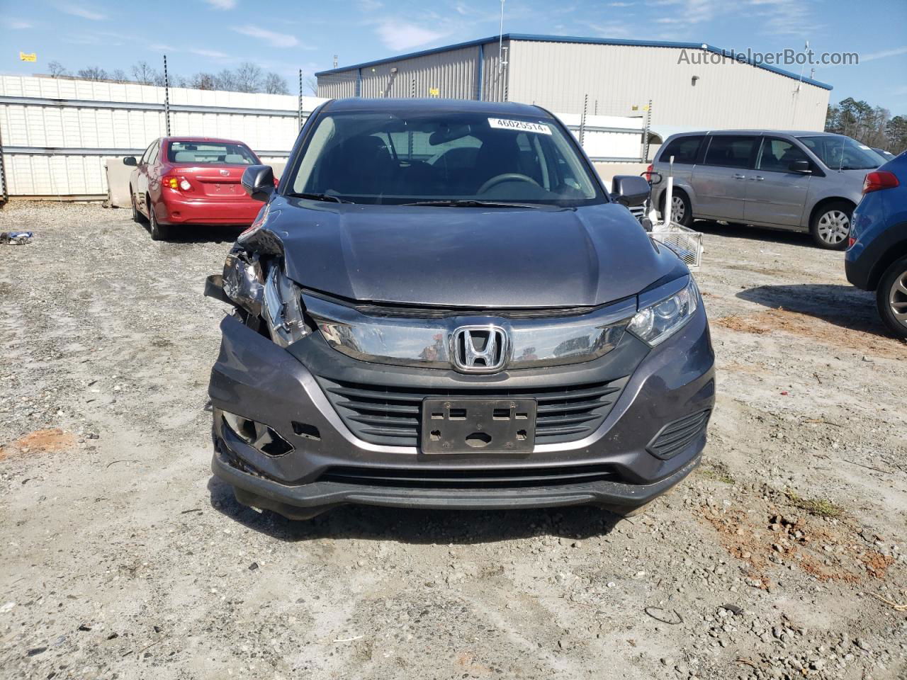 2019 Honda Hr-v Lx Gray vin: 3CZRU5H31KG708788