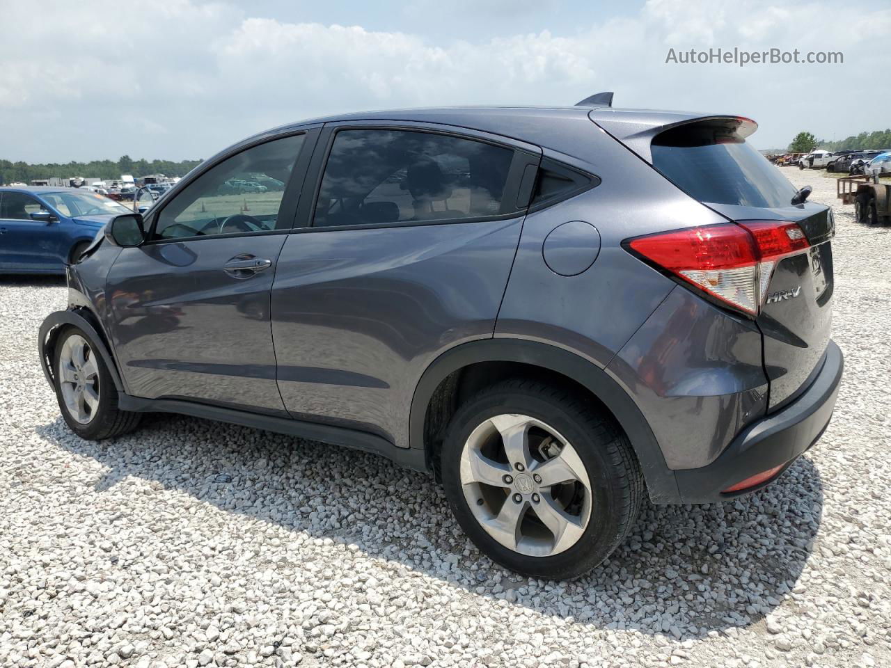 2021 Honda Hr-v Lx Gray vin: 3CZRU5H31MM731105