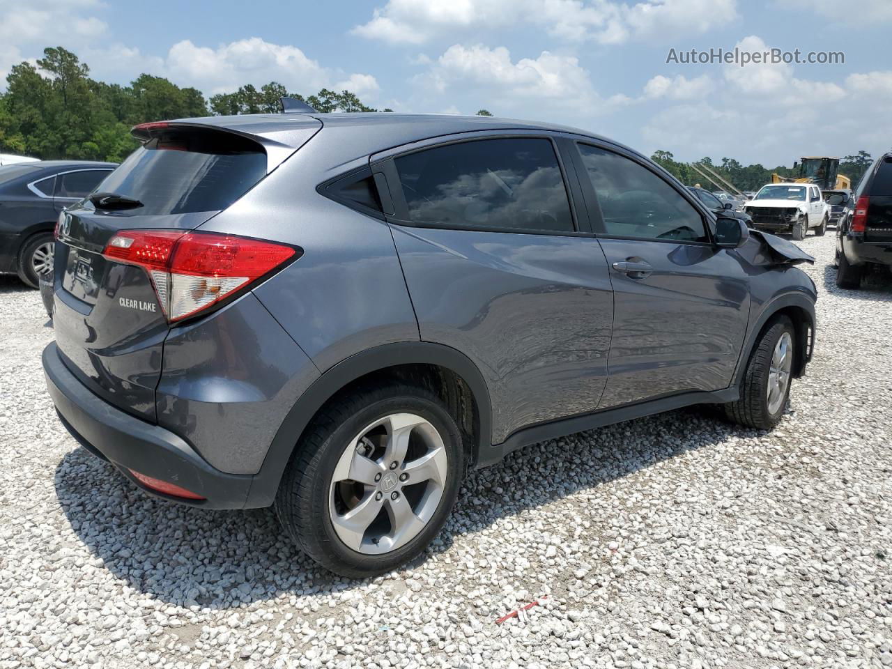 2021 Honda Hr-v Lx Gray vin: 3CZRU5H31MM731105