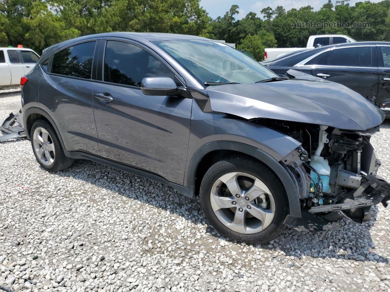 2021 Honda Hr-v Lx Серый vin: 3CZRU5H31MM731105