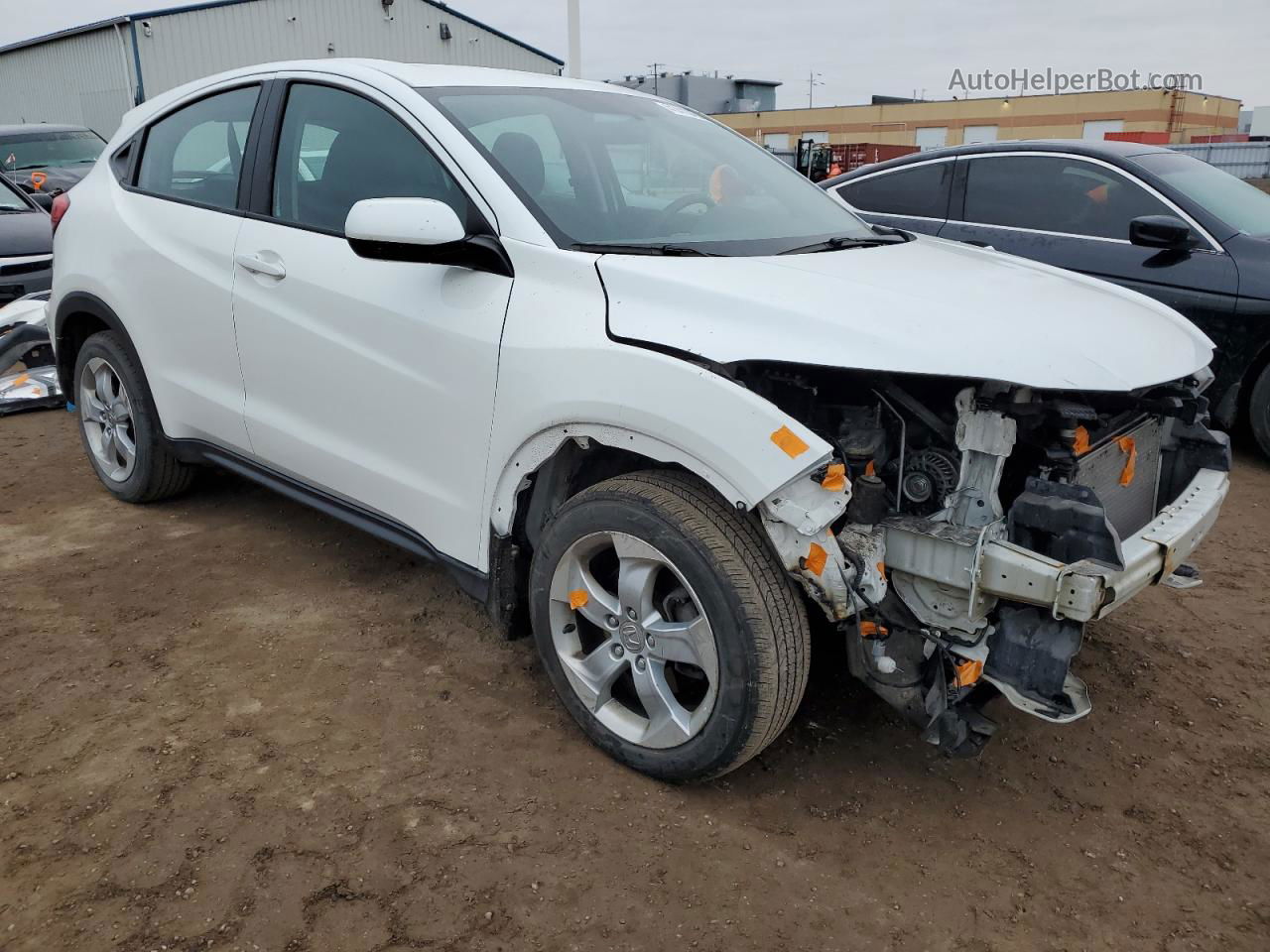 2016 Honda Hr-v Lx White vin: 3CZRU5H32GM104384