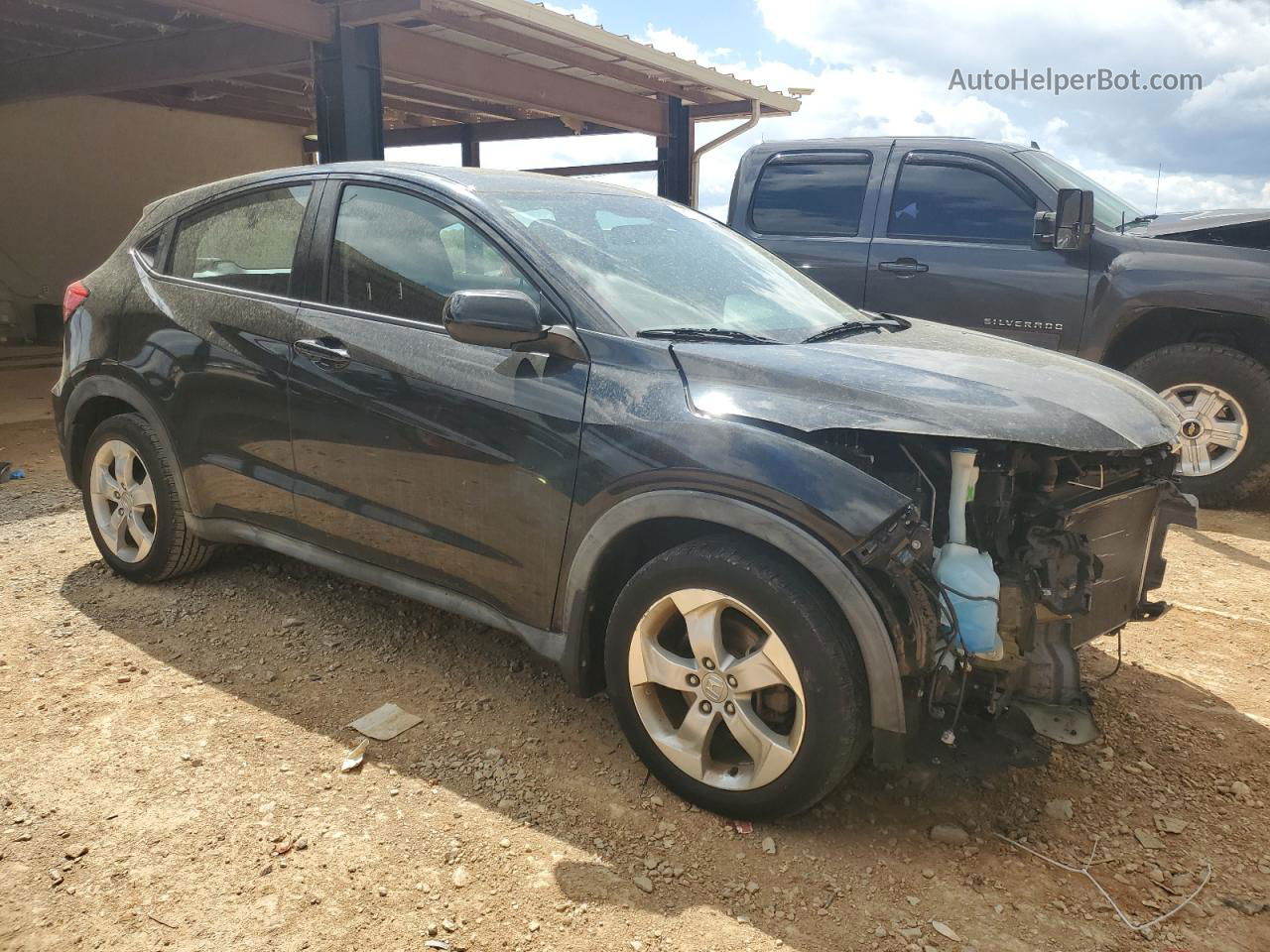 2016 Honda Hr-v Lx Black vin: 3CZRU5H32GM743008