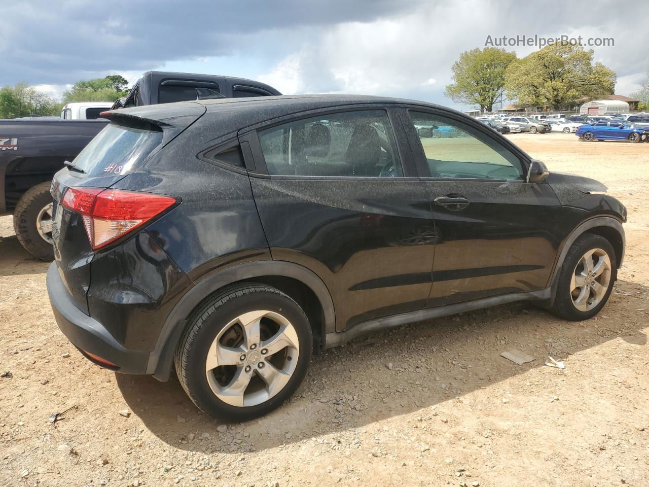 2016 Honda Hr-v Lx Black vin: 3CZRU5H32GM743008