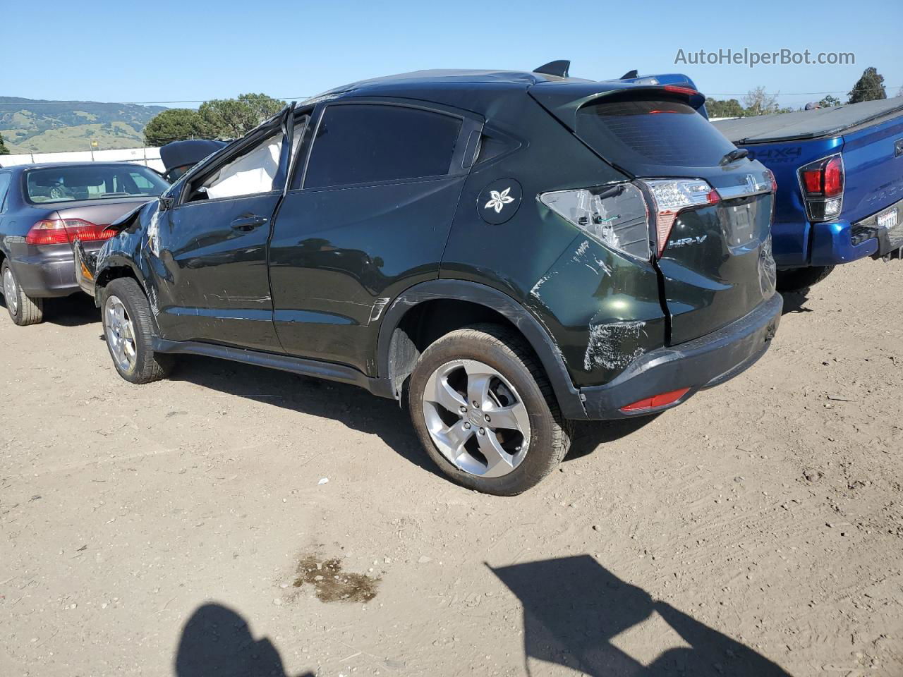 2016 Honda Hr-v Lx Green vin: 3CZRU5H32GM752534