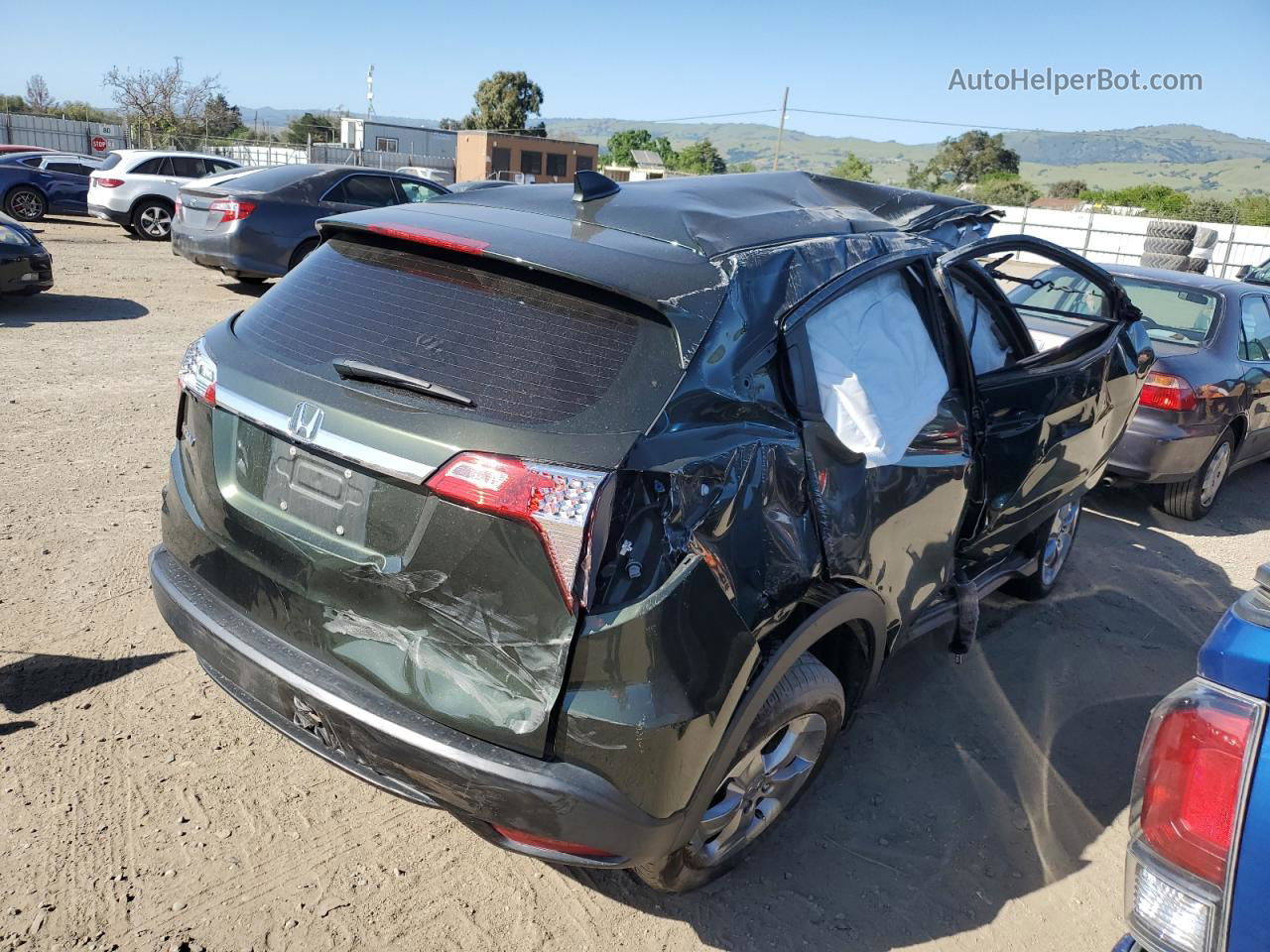 2016 Honda Hr-v Lx Green vin: 3CZRU5H32GM752534