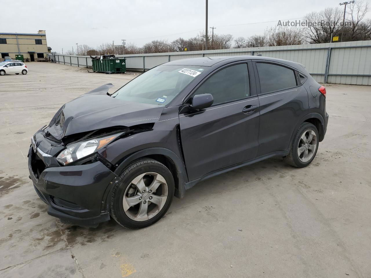 2017 Honda Hr-v Lx Black vin: 3CZRU5H32HG700563