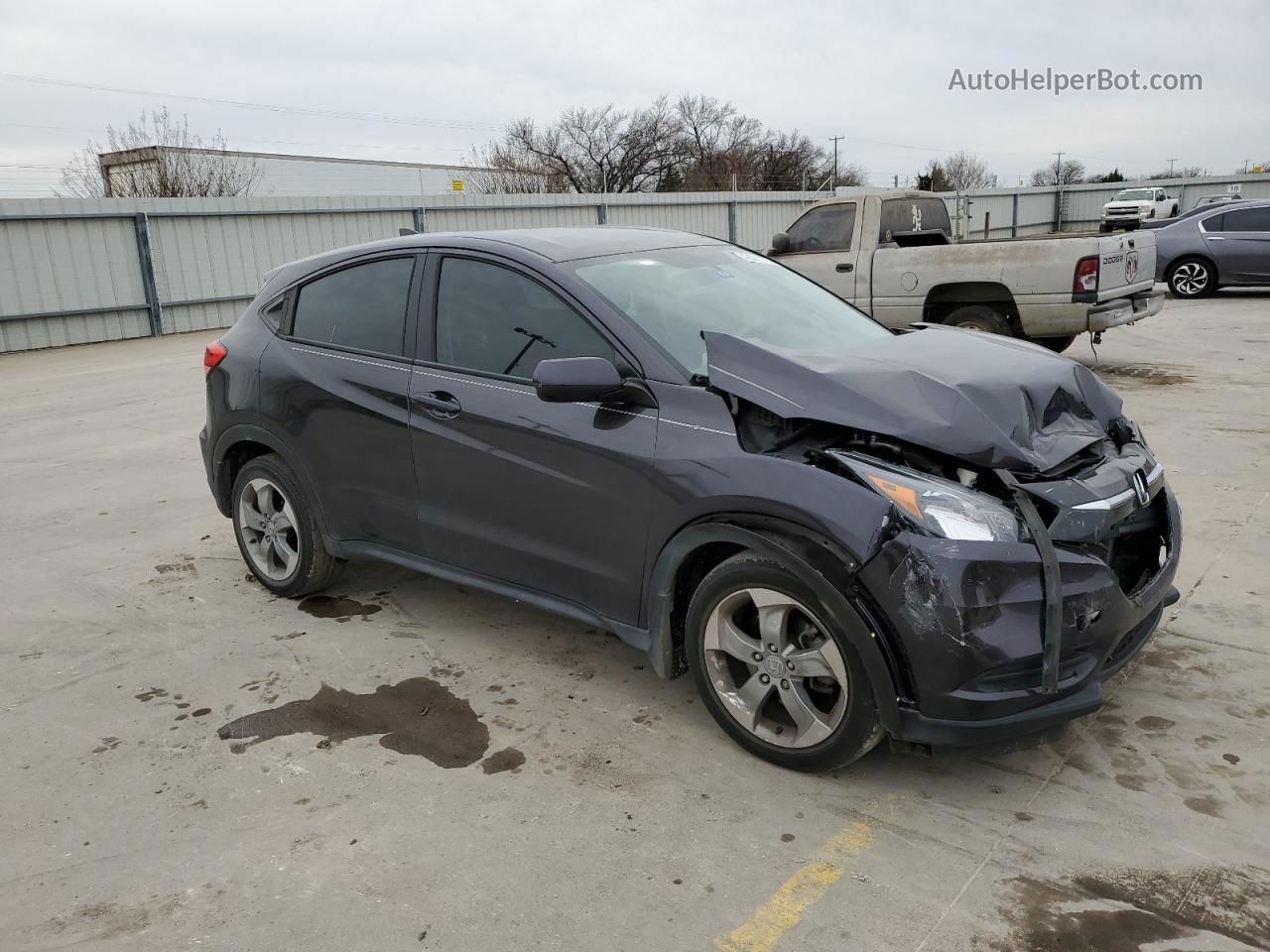 2017 Honda Hr-v Lx Black vin: 3CZRU5H32HG700563