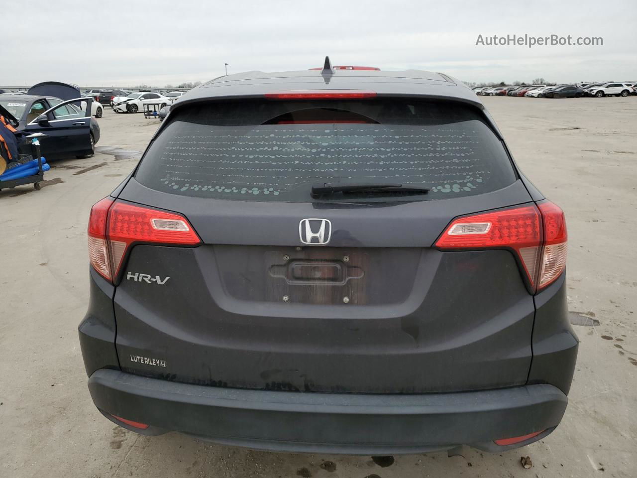 2017 Honda Hr-v Lx Black vin: 3CZRU5H32HG700563