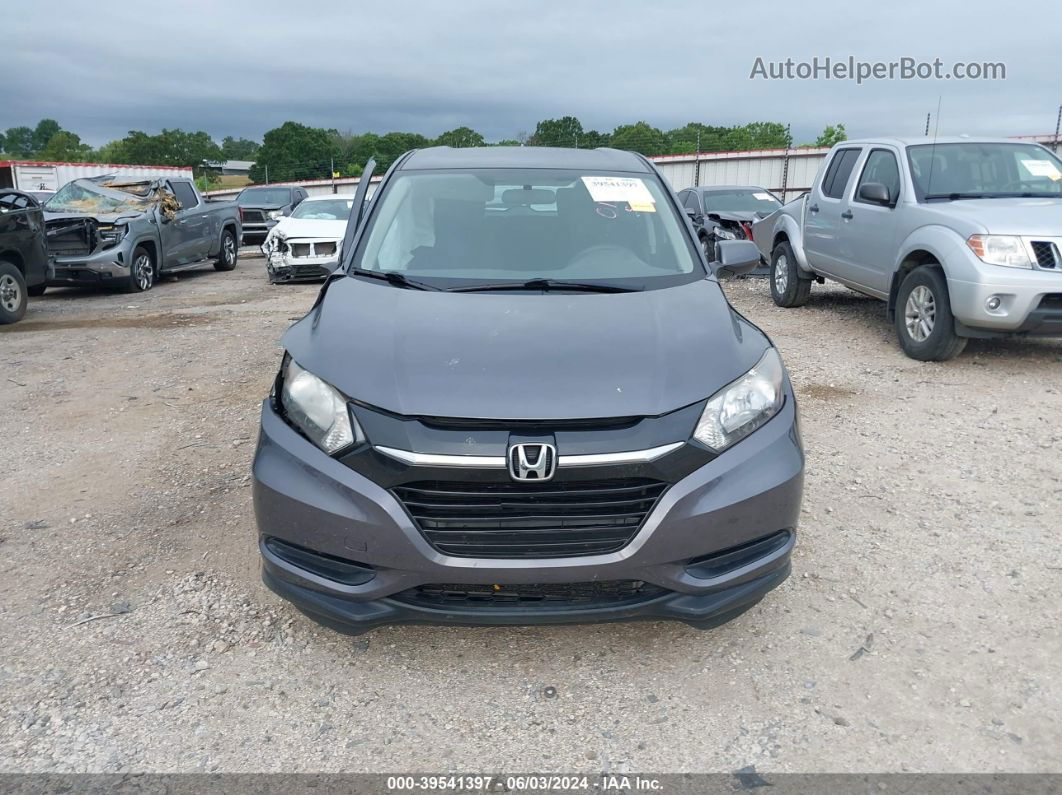 2017 Honda Hr-v Lx Gray vin: 3CZRU5H32HM710110