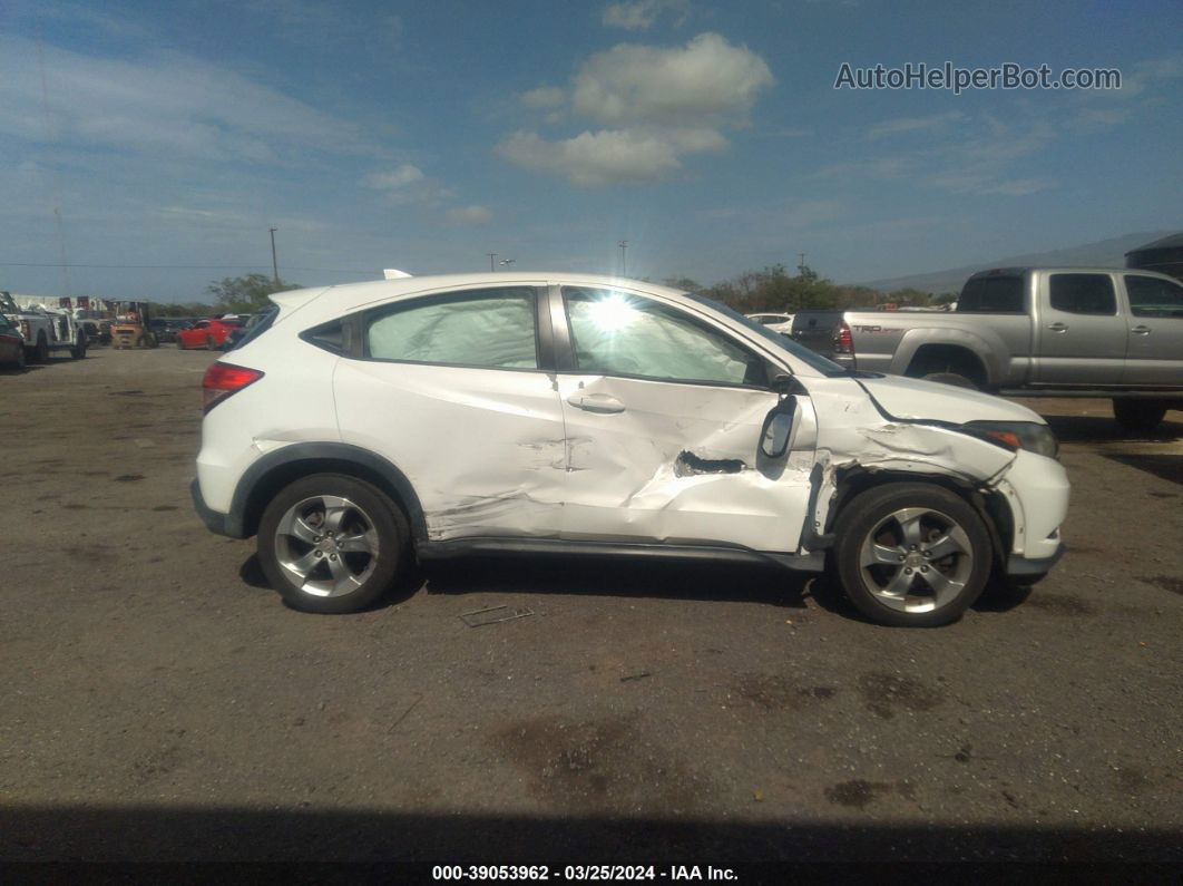 2017 Honda Hr-v Lx White vin: 3CZRU5H32HM713900