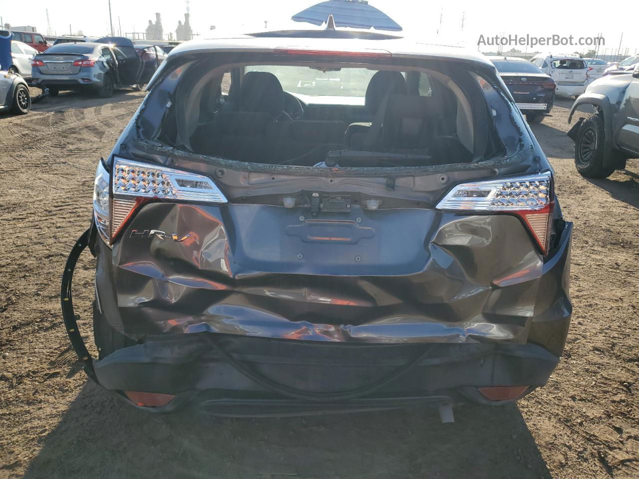 2017 Honda Hr-v Lx Gray vin: 3CZRU5H32HM722595