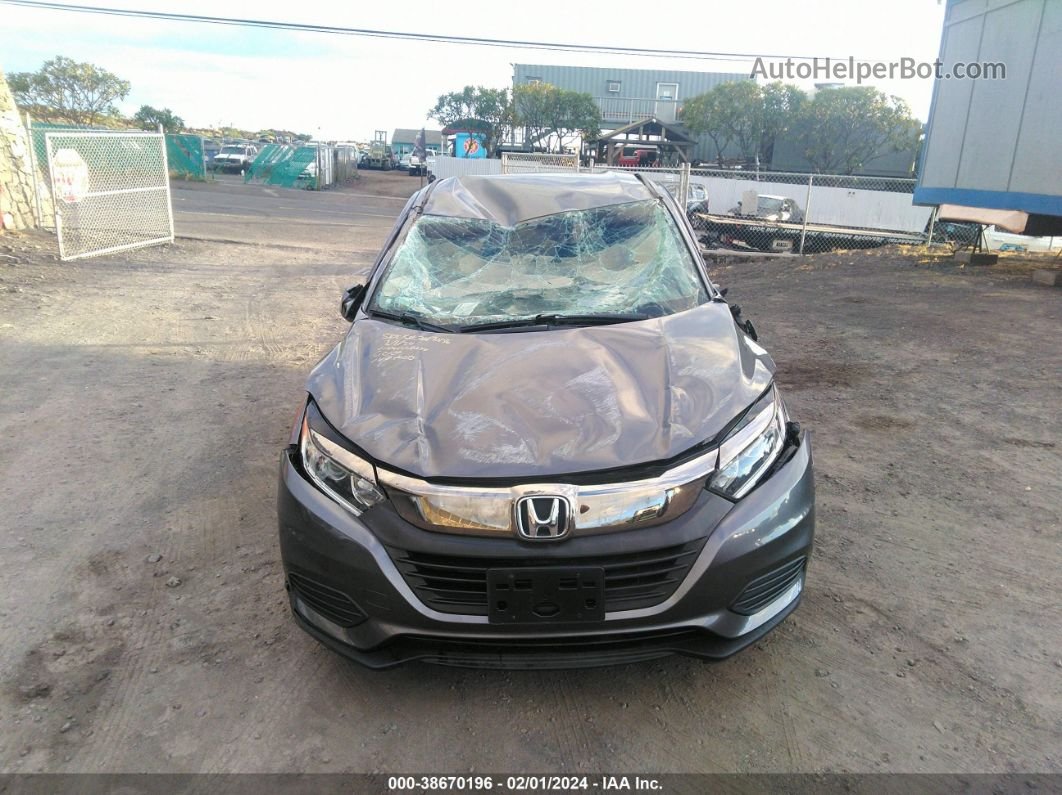 2019 Honda Hr-v Lx Gray vin: 3CZRU5H32KG708329