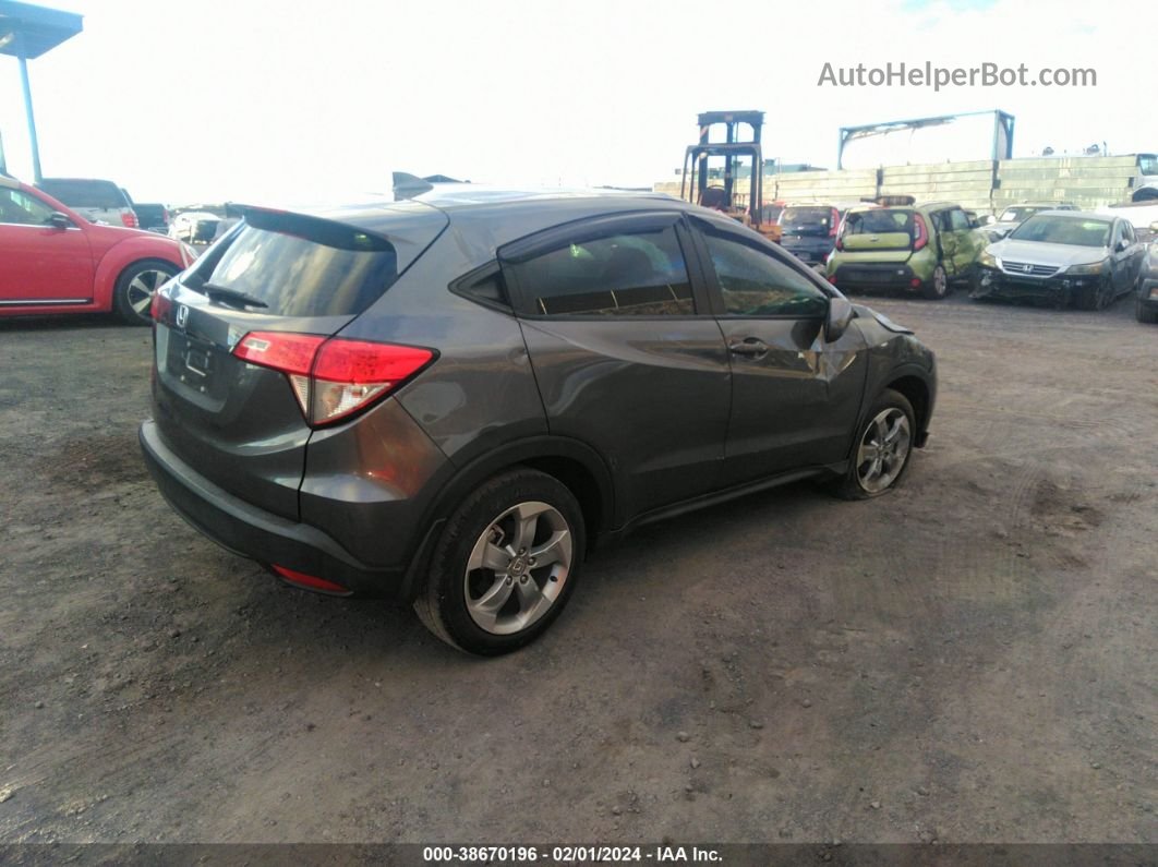 2019 Honda Hr-v Lx Gray vin: 3CZRU5H32KG708329