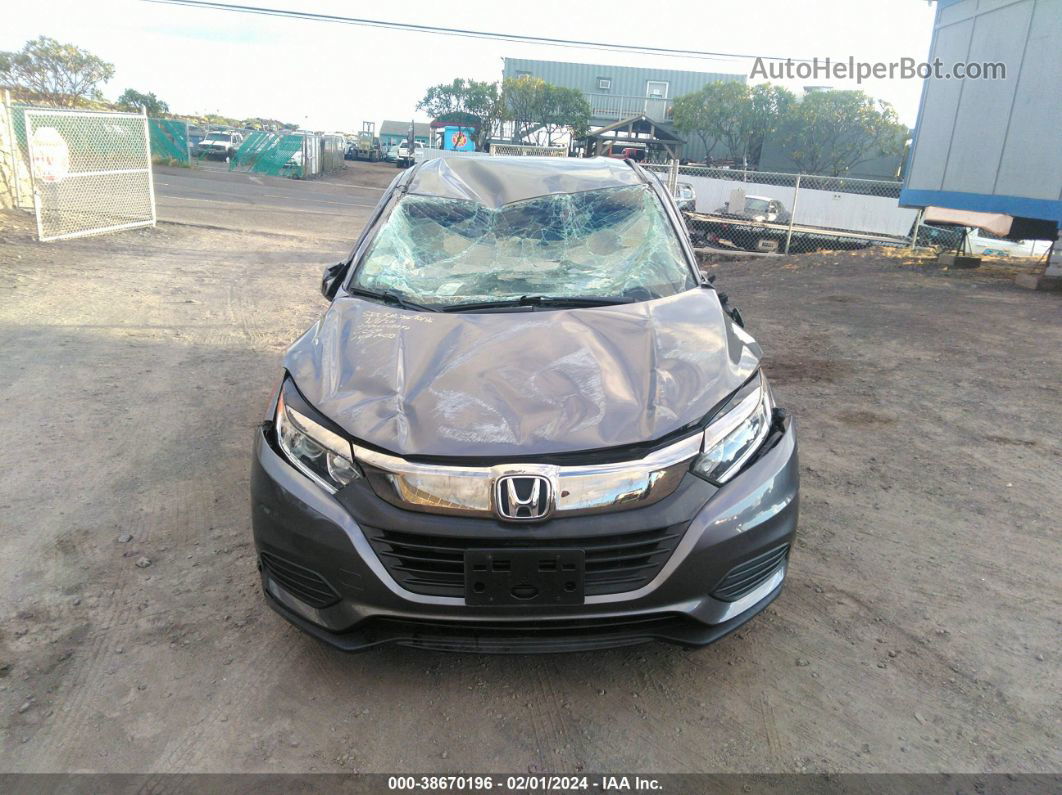 2019 Honda Hr-v Lx Gray vin: 3CZRU5H32KG708329