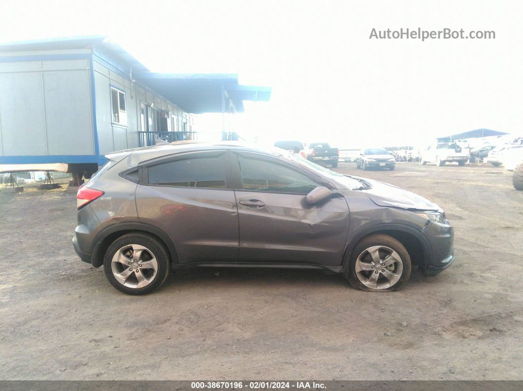 2019 Honda Hr-v Lx Gray vin: 3CZRU5H32KG708329