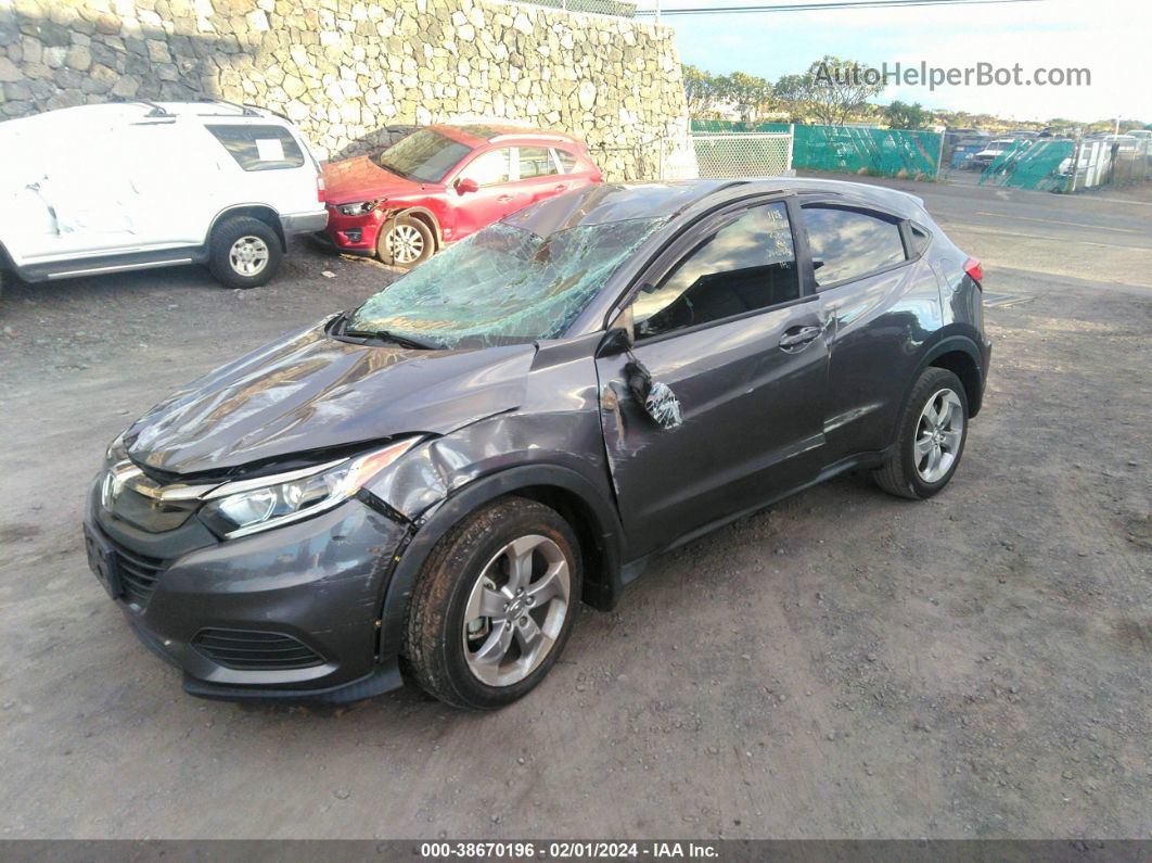 2019 Honda Hr-v Lx Gray vin: 3CZRU5H32KG708329