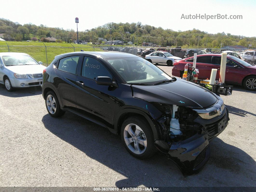 2019 Honda Hr-v Lx Black vin: 3CZRU5H32KG708878