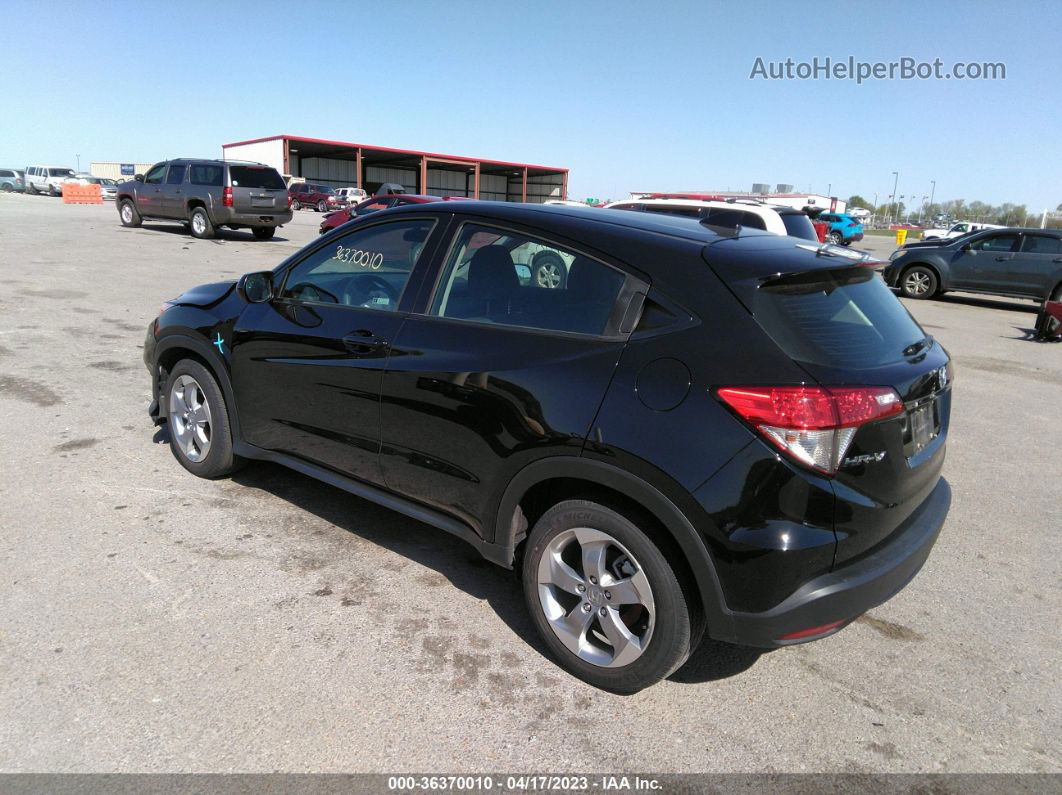 2019 Honda Hr-v Lx Black vin: 3CZRU5H32KG708878