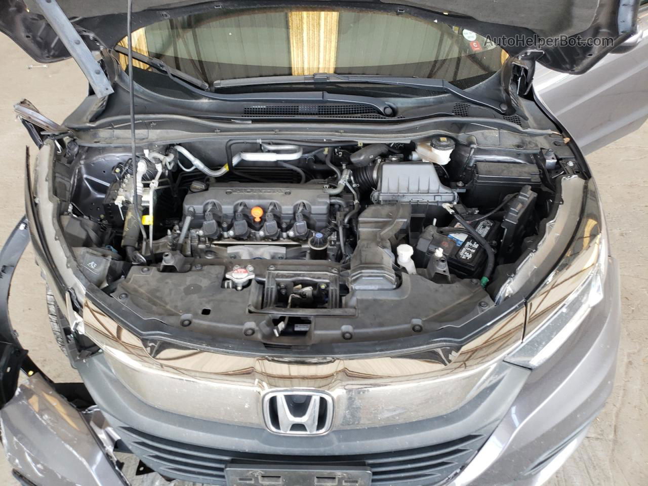 2019 Honda Hr-v Lx Gray vin: 3CZRU5H32KG712235