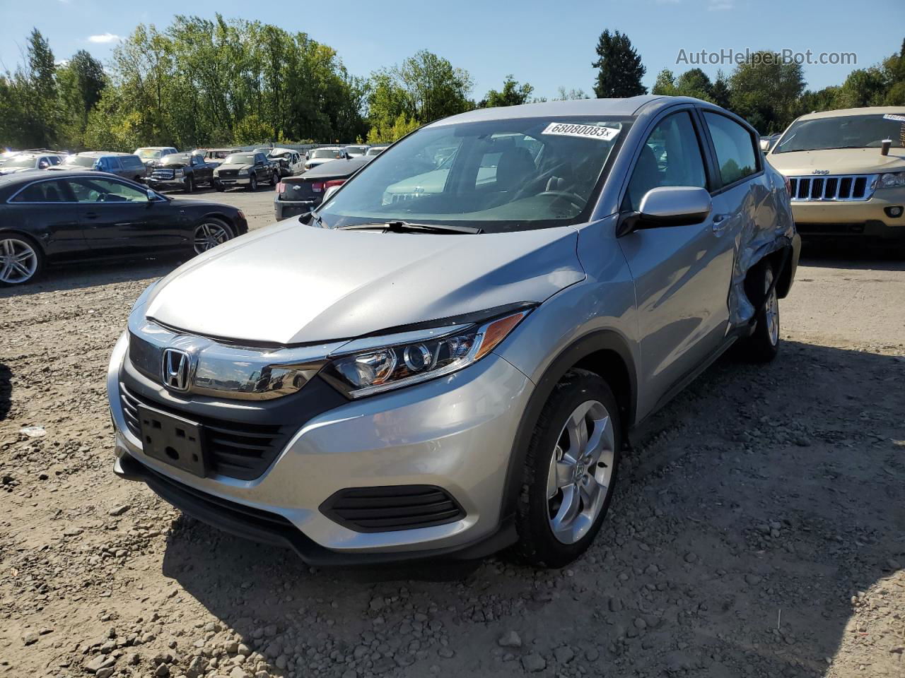 2019 Honda Hr-v Lx Gray vin: 3CZRU5H32KG716530