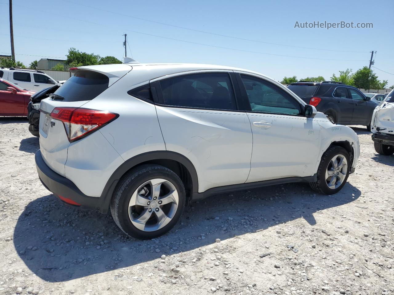 2021 Honda Hr-v Lx White vin: 3CZRU5H32MM704463