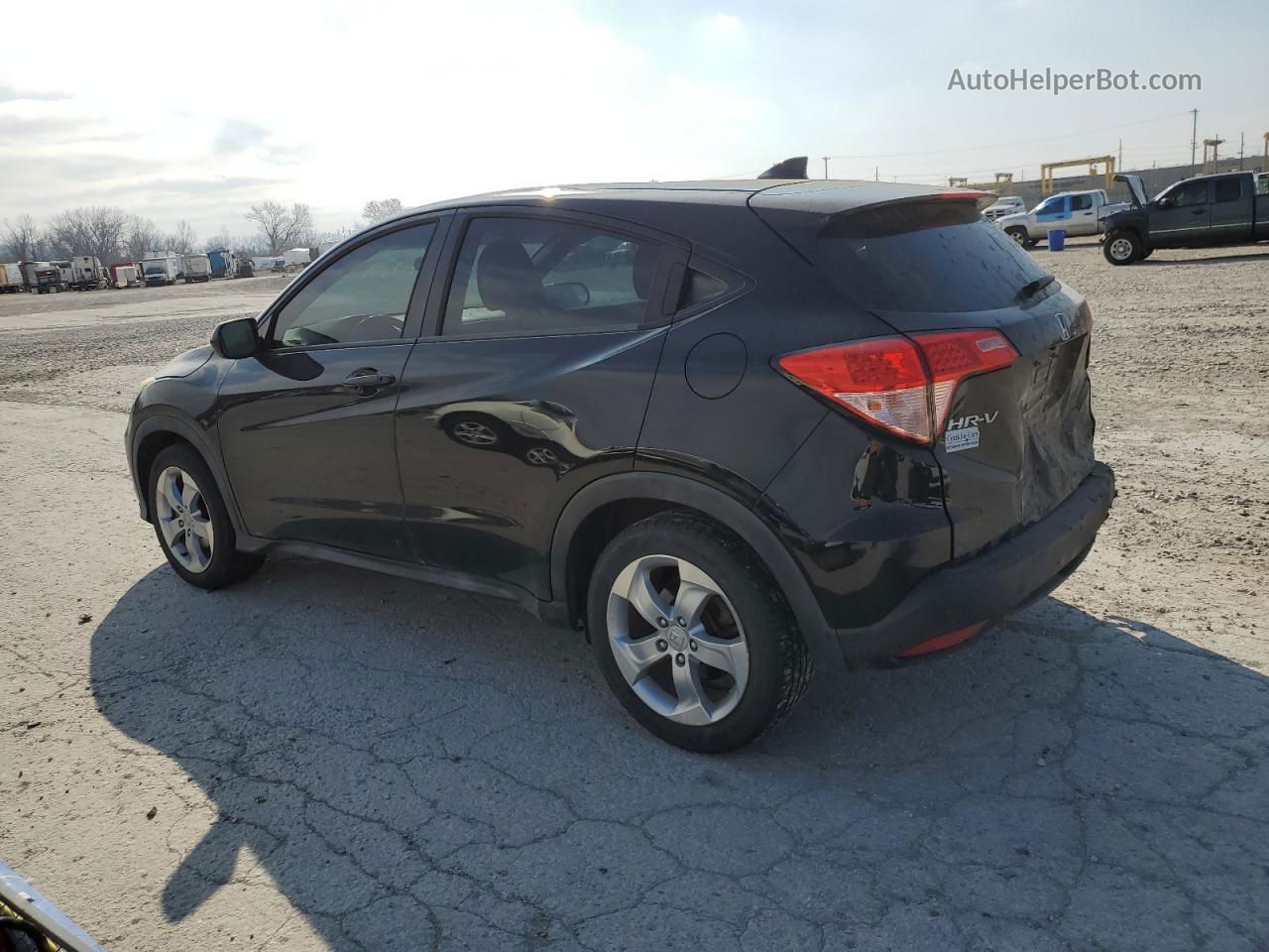 2016 Honda Hr-v Lx Black vin: 3CZRU5H33GM701074