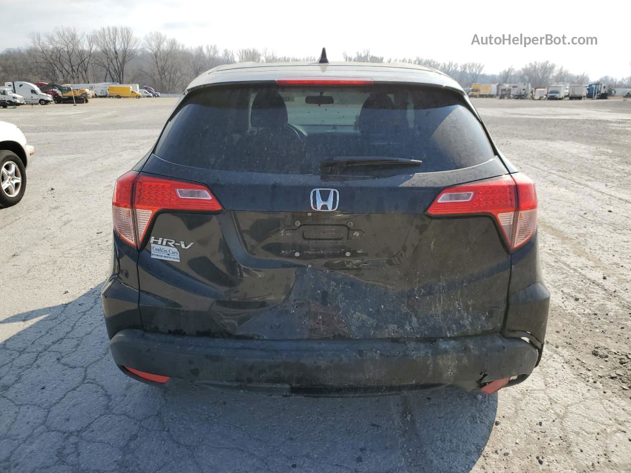 2016 Honda Hr-v Lx Black vin: 3CZRU5H33GM701074