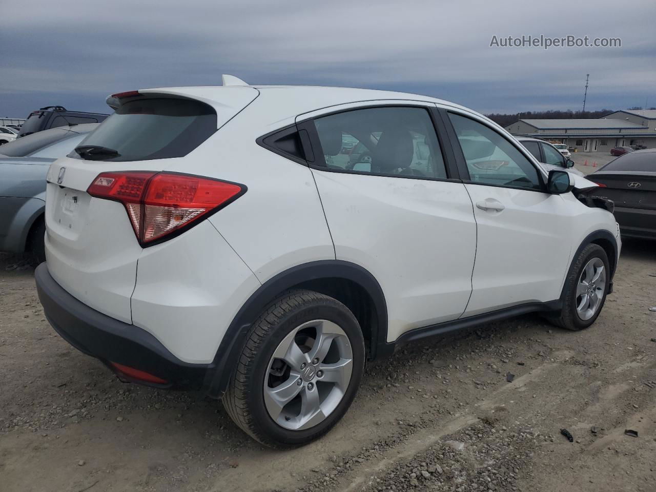 2016 Honda Hr-v Lx White vin: 3CZRU5H33GM720899