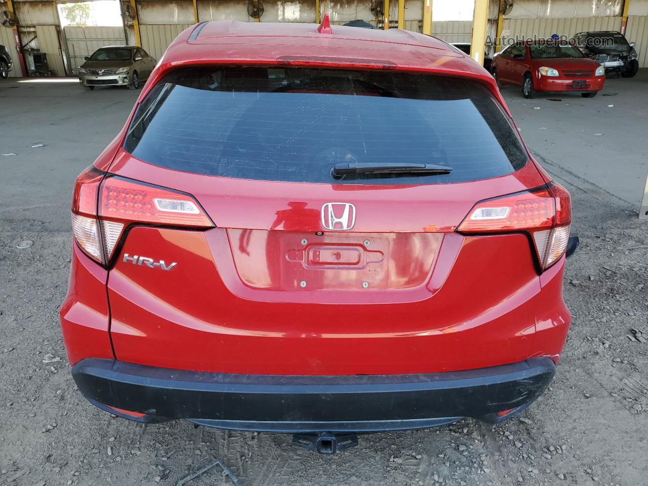 2016 Honda Hr-v Lx Red vin: 3CZRU5H33GM733748