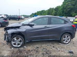 2016 Honda Hr-v Lx Gray vin: 3CZRU5H33GM735225