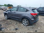 2016 Honda Hr-v Lx Gray vin: 3CZRU5H33GM735225