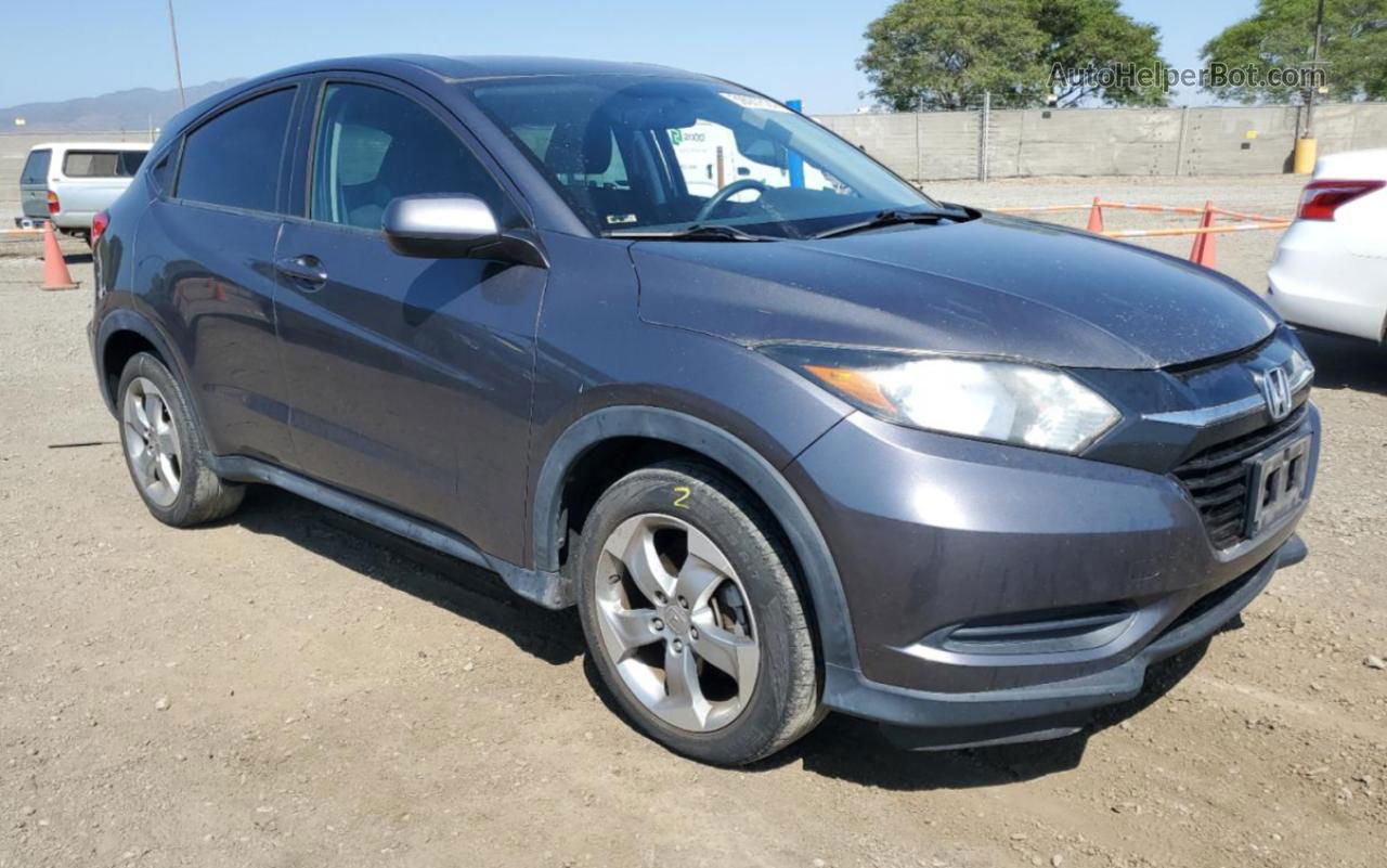 2017 Honda Hr-v Lx Серый vin: 3CZRU5H33HG702581