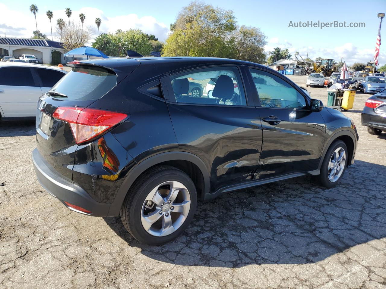 2018 Honda Hr-v Lx Black vin: 3CZRU5H33JM712728