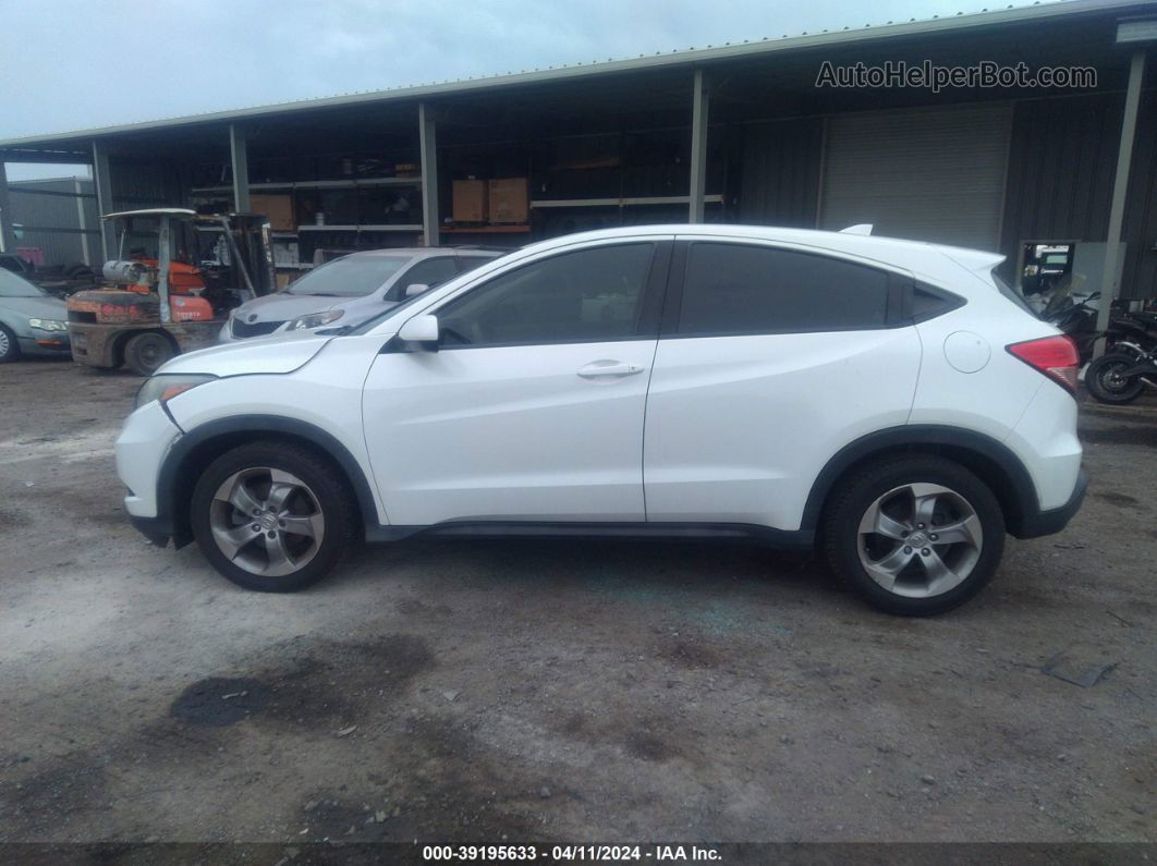 2018 Honda Hr-v Lx White vin: 3CZRU5H33JM716925