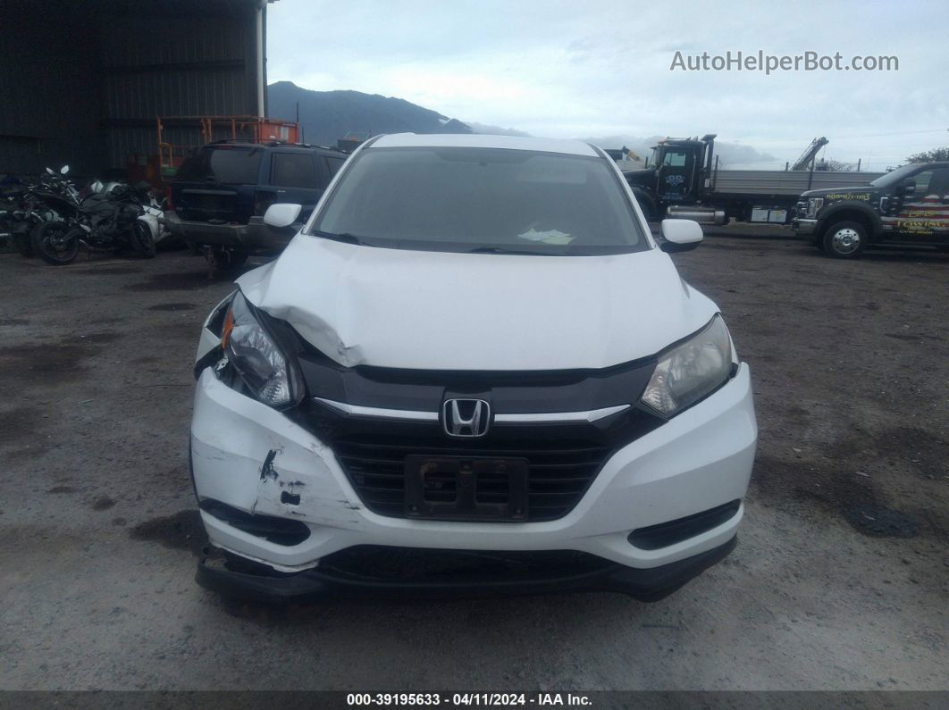 2018 Honda Hr-v Lx White vin: 3CZRU5H33JM716925