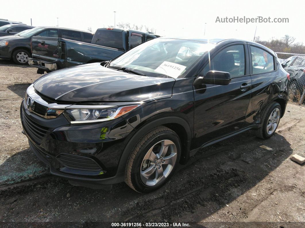 2019 Honda Hr-v Lx Black vin: 3CZRU5H33KG706220