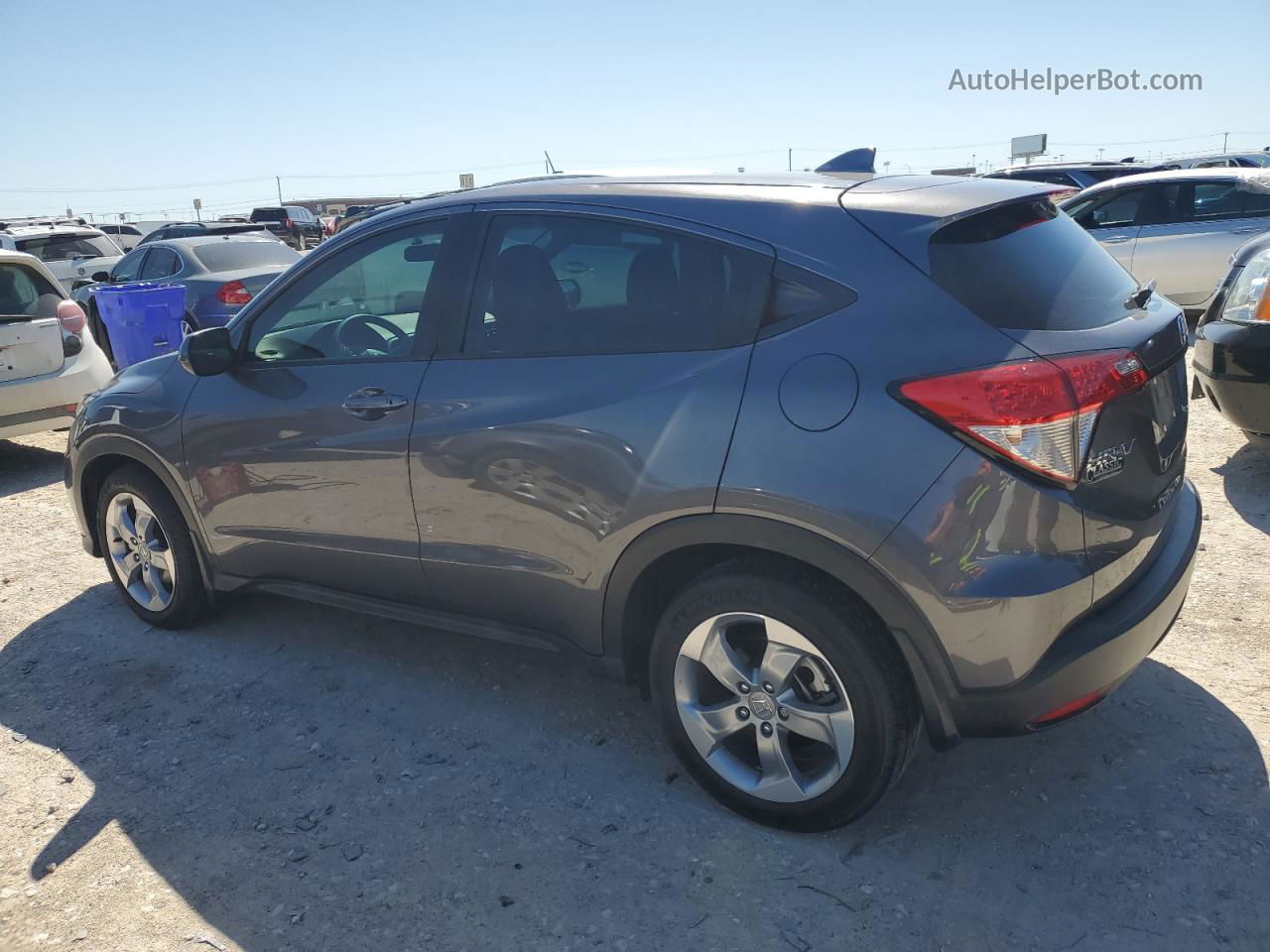 2019 Honda Hr-v Lx Gray vin: 3CZRU5H33KG708324