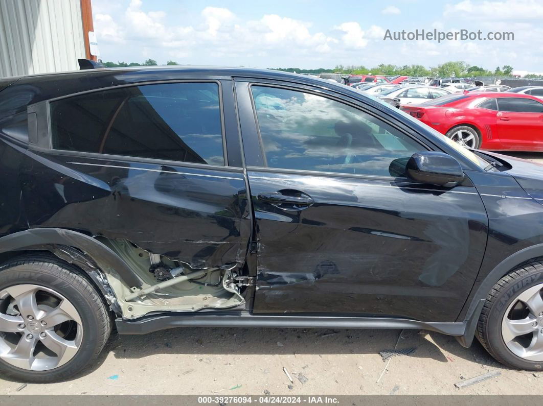 2021 Honda Hr-v 2wd Lx Black vin: 3CZRU5H33MM701488