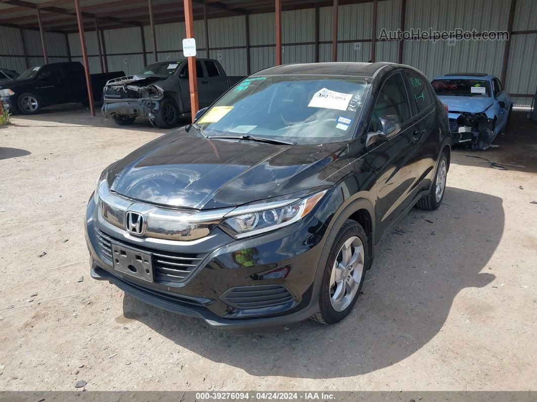 2021 Honda Hr-v 2wd Lx Black vin: 3CZRU5H33MM701488